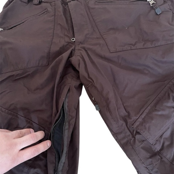 Sessions Ridge Series Snow Ski Snowboard Pants Cargo Brown - Size Small Woman’s - Picture 11 of 16
